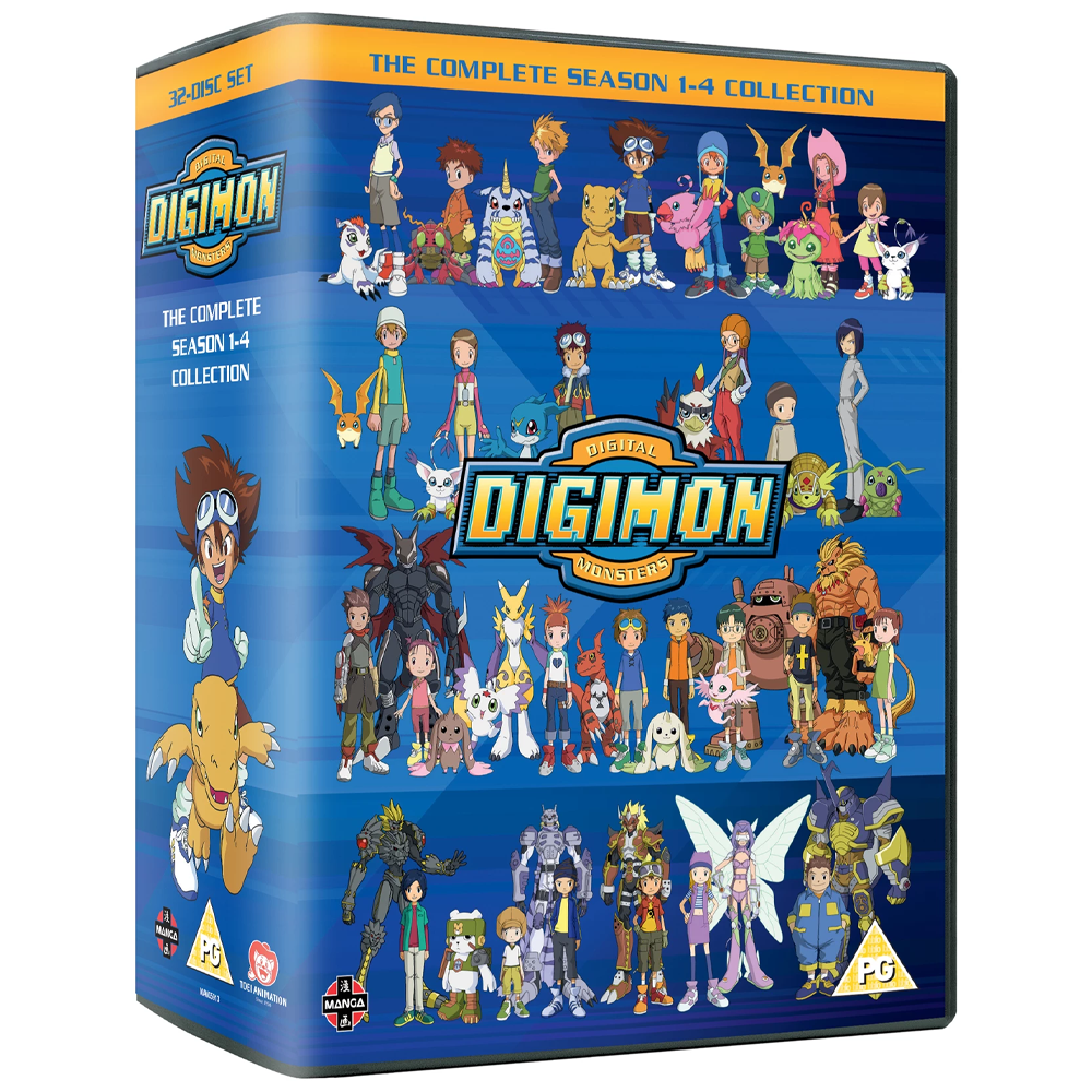 Digimon - Digital Monsters: Seasons 1-4 [PG] DVD Box Set | eBay